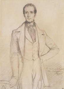 Portrait Of Alphonse De Lamartine — Théodore Chassériau