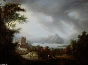 A Stormy Highland Scene — Alexander Nasmyth
