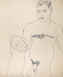 Seated Male Nude — Andy Warhol