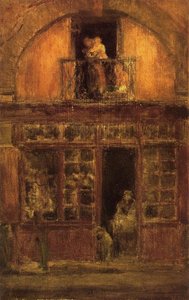 Ein Geschäft Mit Einem Balkon — James Abbott Mcneill Whistler