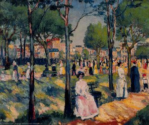 On The Boulevard — Kazimir Malevich