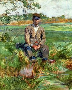 Ein Arbeiter In Celeyran — Comte Henri Marie Raymond De Toulouse-lautrec-monfa