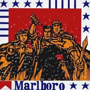 Great Criticism-marlboro — Wang Guangyi