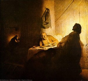 Emmauspyhät — Rembrandt Van Rijn