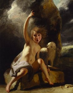 Johannes Der Täufer Im Wildnis — Sir Joshua Reynolds