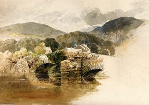 Beddgelert Bridge North Wales — Samuel Palmer
