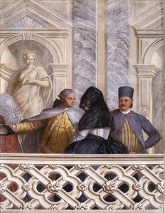 Venetian Reception (detail) — Michelangelo Morlaiter