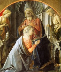 Incoronazione Della Vergine (dettaglio) (11) — Filippo Lippi