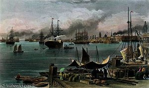 Port Of New Orleans — Alfred Waud