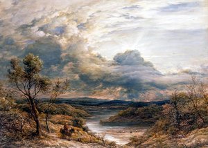 Sun Behind Clouds — John Linnell