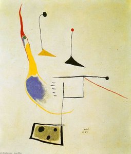 Pittura Su Sfondo Bianco — Joan Miró