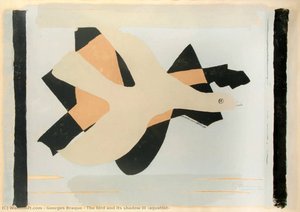 The Bird And Its Shadow Iii (aquatint) — Georges Braque