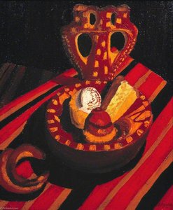 Patisseries And A Croissant — Cedric Morris