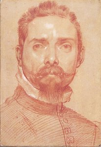 Portrait D'homme (le Luthiste Mascheroni), Vers 1593-1594 — Annibale Carracci