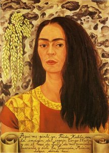 Self-portrait With Loose Hair — Frida Kahlo