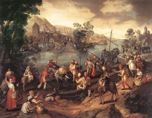The Flight Into Egypt — Joachim Beuckelaer
