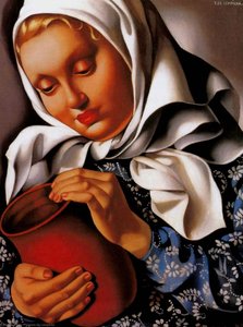 Peasant Girl With Pitcher — Tamara De Lempicka