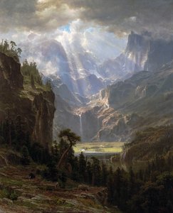 Rock Mountains Lander's Peak'''' — Albert Bierstadt