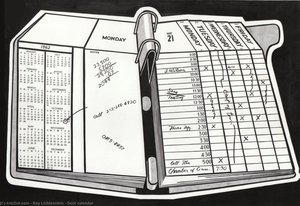 Desk Calendar — Roy Lichtenstein
