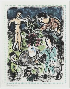 Zhromaždenie Na Vidieckom Pozadí — Marc Chagall