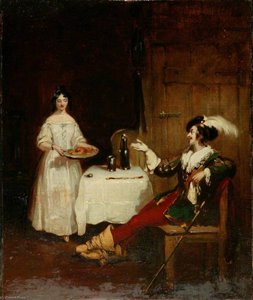 Sir Piercie Shafton And Mysie Happer — Henry Liverseege