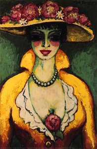 Woman with Flowered Hat