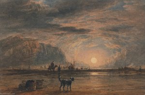 Beach Scene Sunrise — David Cox