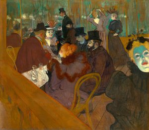 La Moulin Rouge — Comte Henri Marie Raymond De Toulouse-lautrec-monfa