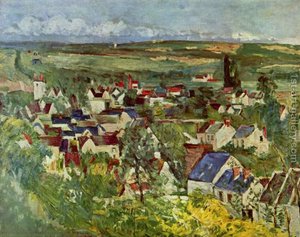 Vue D'auvers-sur-oise — Paul Cézanne