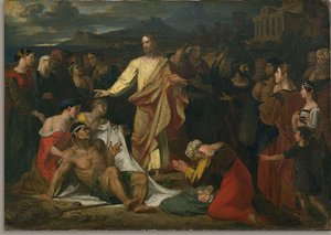 Christ Healing The Sick — Washington Allston