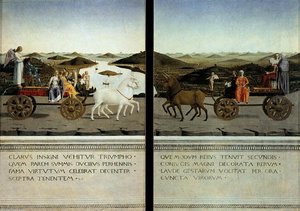 Portrety Federico Da Montefeltro I Jego Żony Battisty Sforzy (rewersy) — Piero Della Francesca