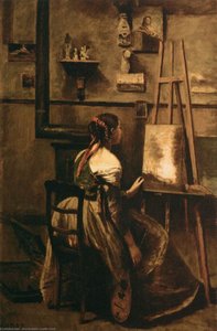 L'atelier De Corot — Jean-baptiste-camille Corot