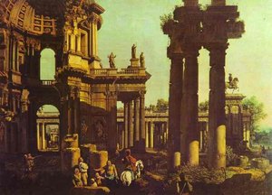 Ruins Of A Temple — Bernardo Bellotto