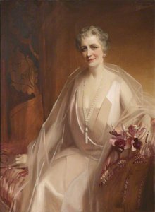 Mary Stillman Harkness (benefactress Of The Hall) — Frank O. Salisbury