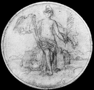 Esquisse Pour Helvetia — Arnold Böcklin
