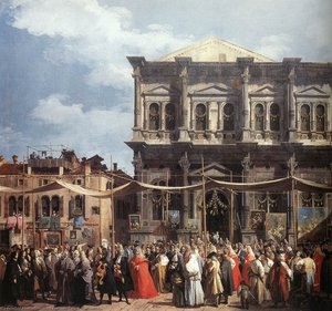 Das Fest Des Heiligen Roch (detail) — Giovanni Antonio Canaletto