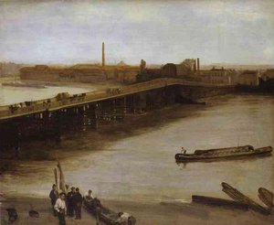 Pont De Battersea : Brun Et Argent — James Abbott Mcneill Whistler