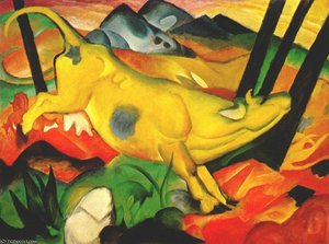 La Vaca Amarilla — Franz Marc