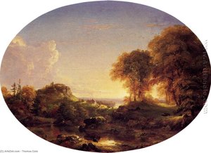 Paisaje De Catskill — Thomas Cole