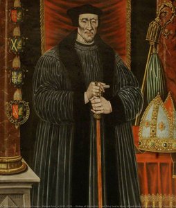 Richard Foxe (c.1448–1528), Bishop Of Winchester, Lord Privy Seal To Henry Vii And Henry Viii And Founder Of Corpus Christi College, Oxford — Sampson Strong