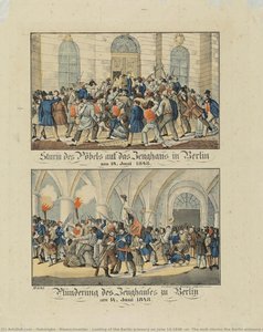 Looting Of The Berlin Armoury On June 14,1848 (or: The Mob Storms The Berlin Armoury On June 14, 1848) — Oehmigke & Riemschneider