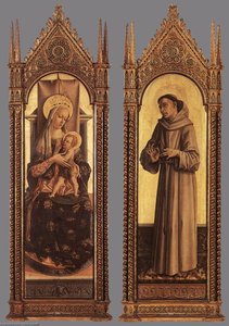 Madonna And Child St Francis Of Assisi — Carlo Crivelli