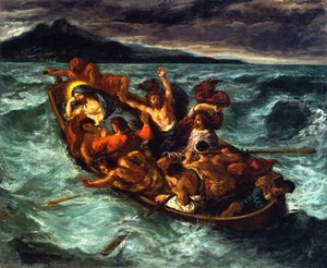 Christ On The Sea Of Galilee — Eugène Delacroix