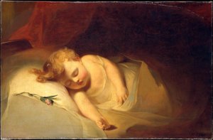Child Asleep (the Rosebud) — Thomas Sully