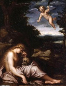 The Penitent Magdalen — Agostino Carracci