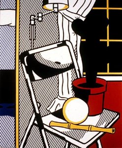Interior Con Cactus — Roy Lichtenstein