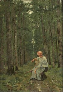 Woman In The Wood — Ion Andreescu