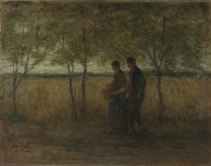 "turning Homewards", Jozef Israëls, 1860 - 1911 — Jozef Israëls