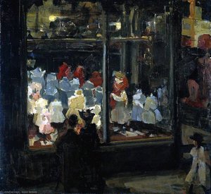 Shop Window Sun — Isaac Lazarus Israels