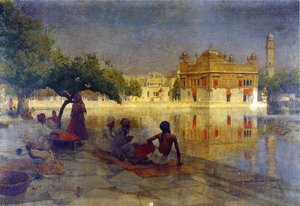 The Golden Temple, Amritsar — Edwin Lord Weeks